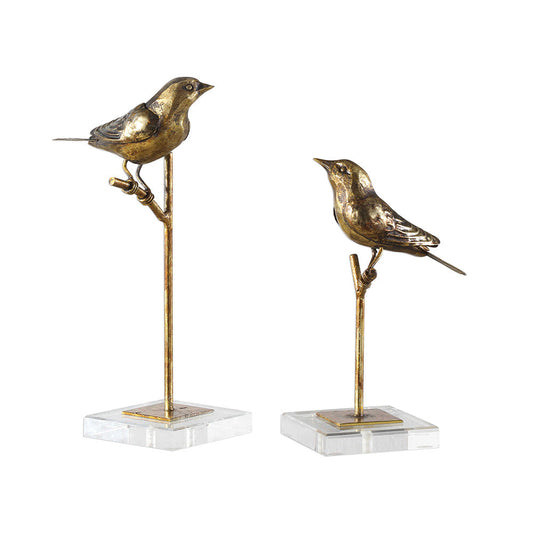 Passerines Figurines, Set of 2